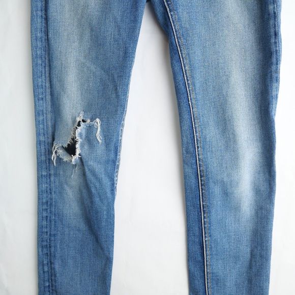 Rag & Bone Women's Ankle Skinny Jeans with Distressed Size 26 Style W1502K520 - Picture 3 of 14